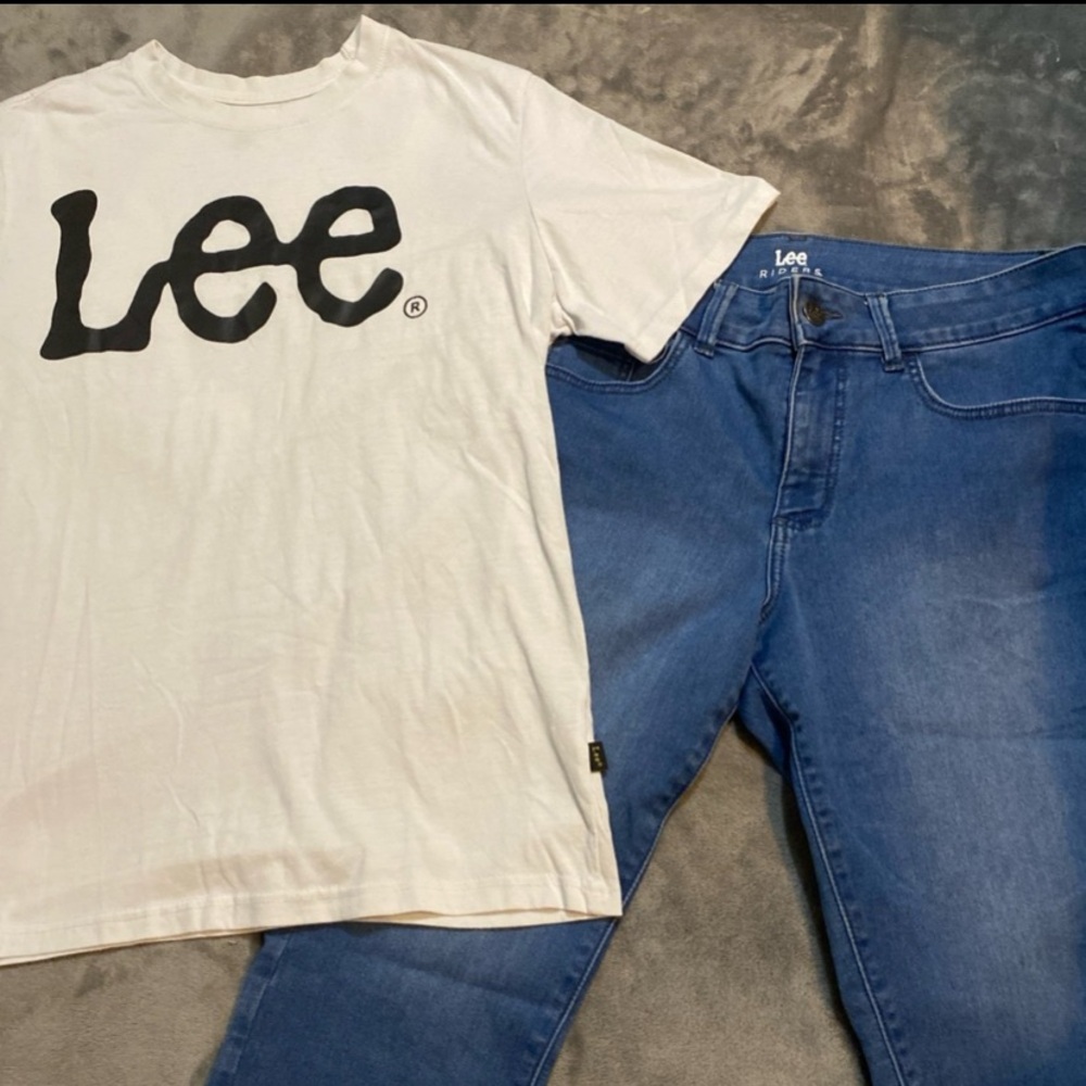Ladies Lee Riders Denim Capris & T-shirt